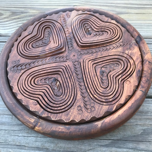Wood Trays Dried Fruit Decorative Folding Plate - Picture 3 of 8